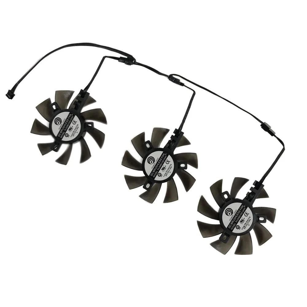 3Pcs/Set GA81S2U,PLD08010S12HH,Card Cooler,For Amd XFX Radeon VII,PowerColor AX RX 570 4G,GIGABYTE GTX 1660 Ti RX 6700/5700 XT