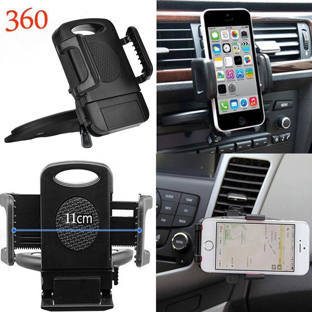 Universal Car CD Slot Mount Mobile Phone Holder Stand Cradle For Cellphone