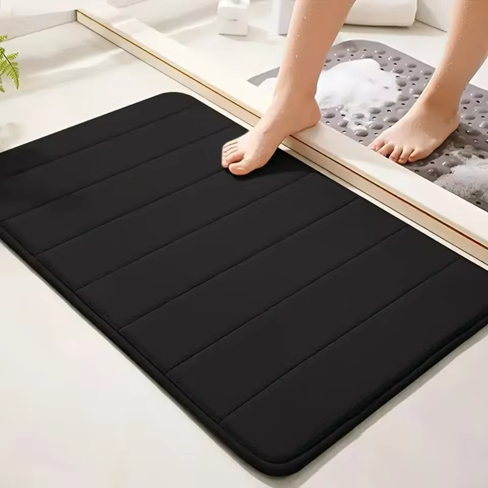 Tapete de Banheiro Antiderrapante Soft Macio Luxo 60x40 Secagem Rápida