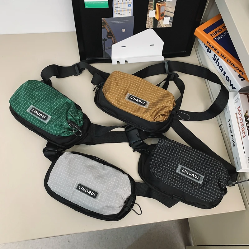 男性と女性のためのファッショナブルなウエストバッグ 旅行とスポーツ用の大容量クロスボディバッグ