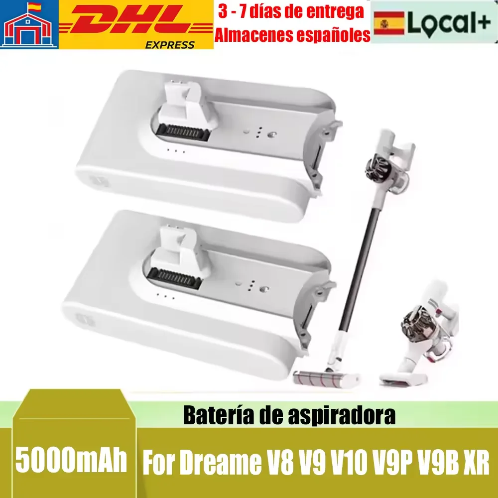 Batteria al litio di alta qualità per aspirapolvere portatile senza fili Dreame V8 V10 V9P Xr Vvn3 Vvn4, ricambio per componenti.