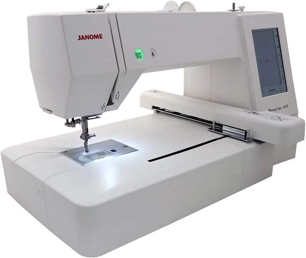 Janome Memory Craft 400E Embroidery Machine with Exclusive Bonus Bundle, Best Selling