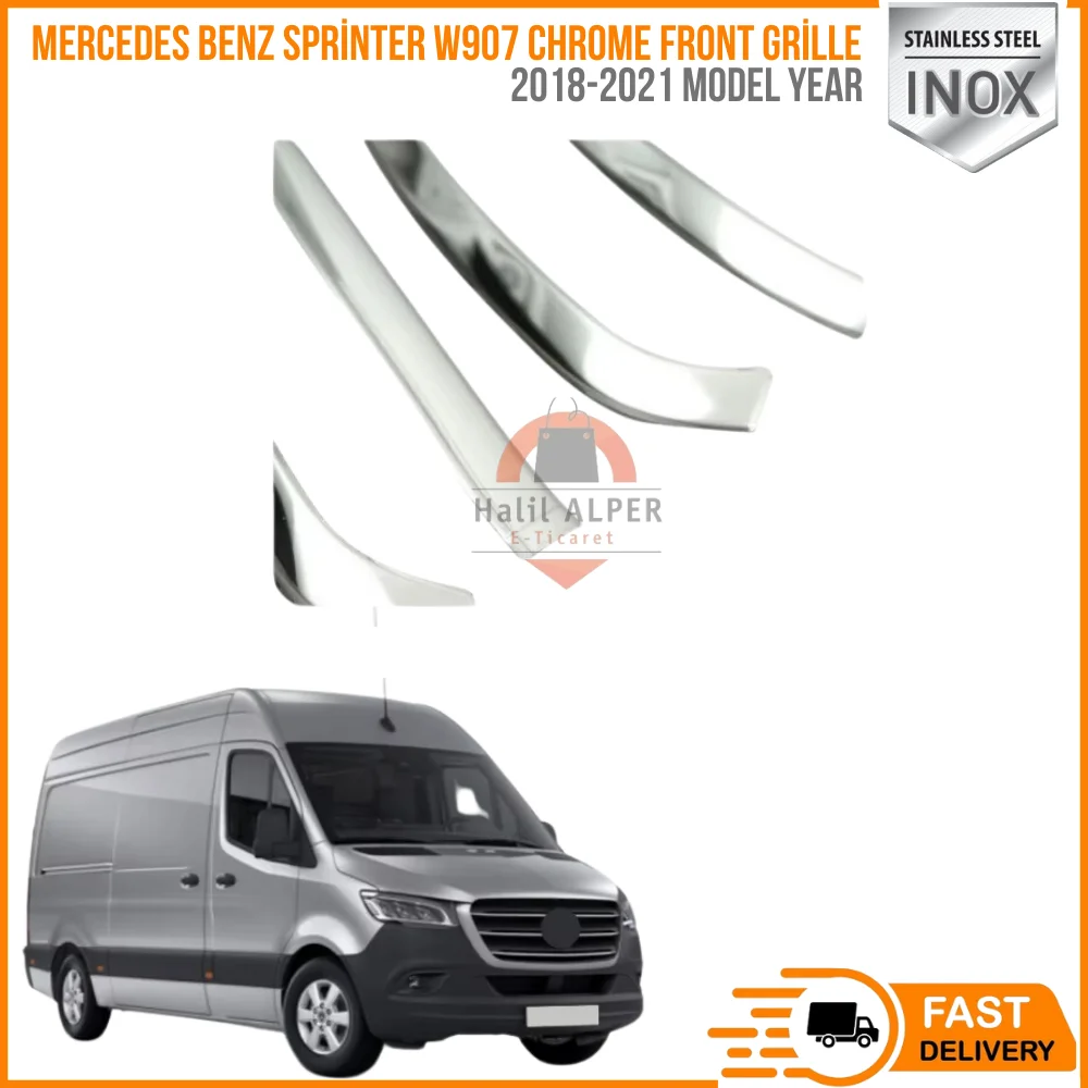 For Mercedes Benz Sprinter W907 chrome front grille car accessions exterior details car accessions parts Affordable Price