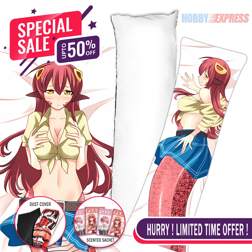 Hobby Express 700cm x 50cm Anime Dakimakura Japanese Otaku Waifu Hugging Body Pillow Cover Monster Musume Miia 700PE-D