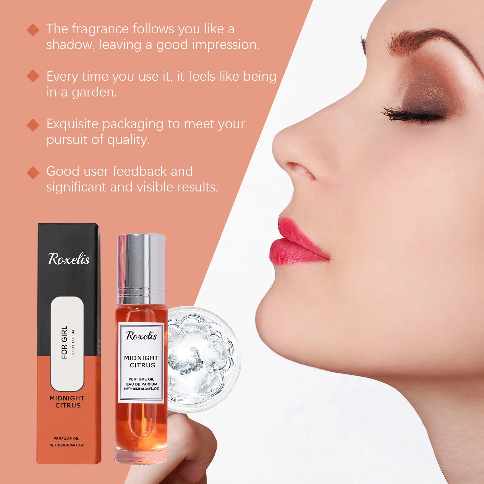 Zitrus- Und Blumenparfüm Für Damen Erfrischender Duft Für Haar Körper_voghion.com
