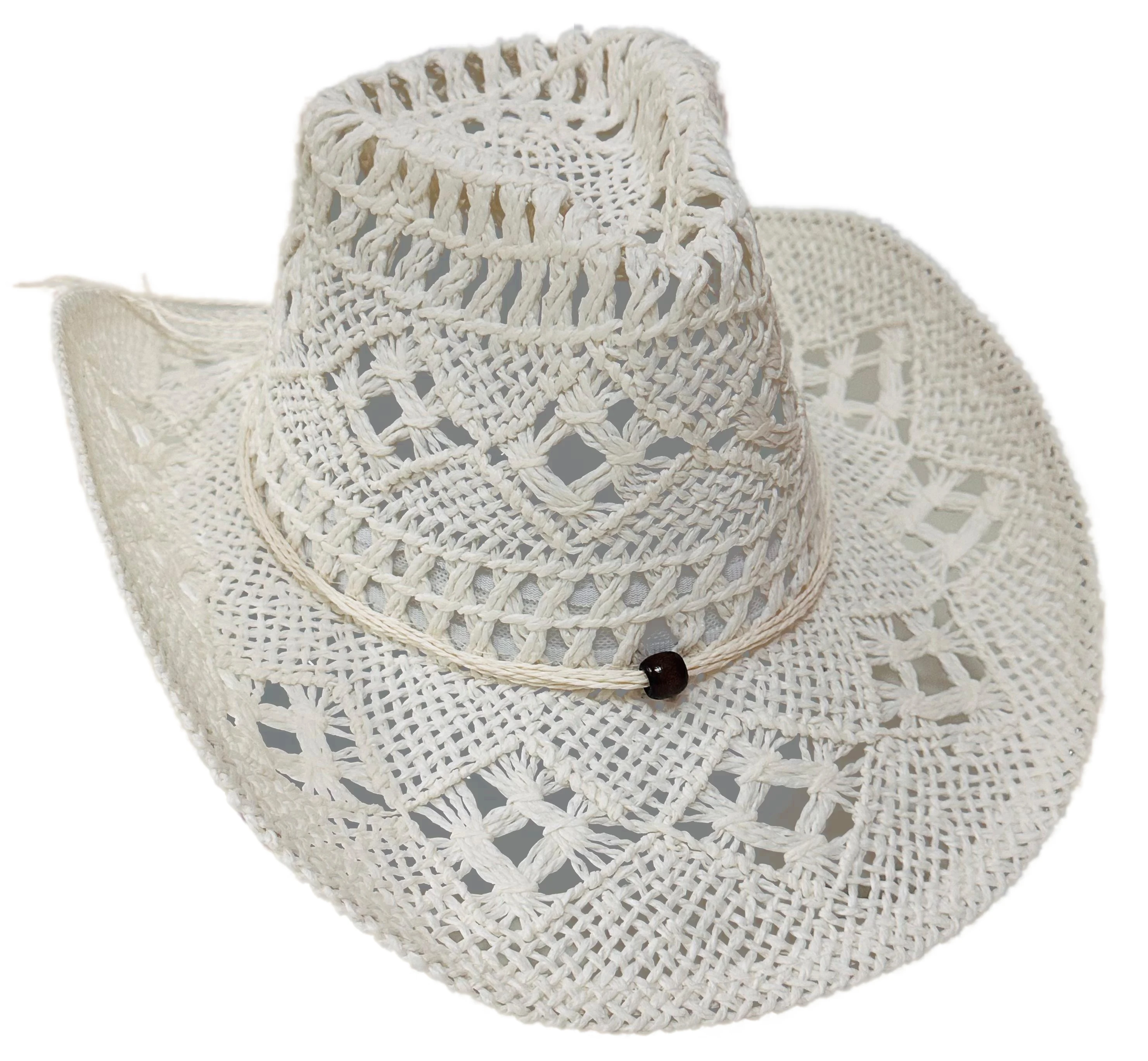 Country Hat White Cowboy Country Rodeo Shows Pawn Style Unisex