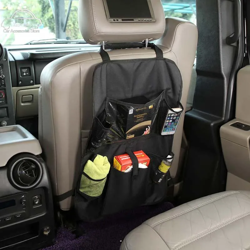 

Car Seat Back Organizer Multi-Pocket Storage Bag Automobiles Stowing Tidying Storage Bag For Hummer H2 2003-2007 Car Accessories