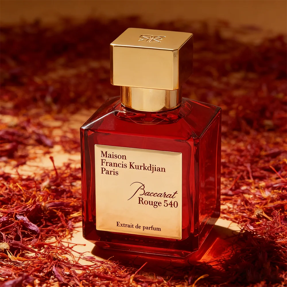 Maison Francis Kurkdjian Baccarat Rouge 540 Eau De Parfum 2,3 onças/70ml Unissex Âmbar Floral Perfume Perfeito Presente de Natal