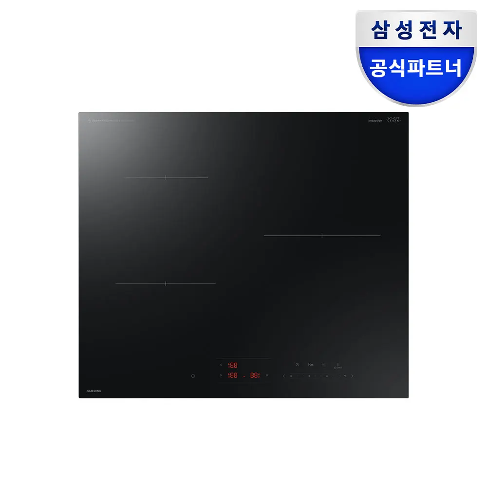 Samsung non-poke NZ63DG403CFK built-in induction 3-hole Black