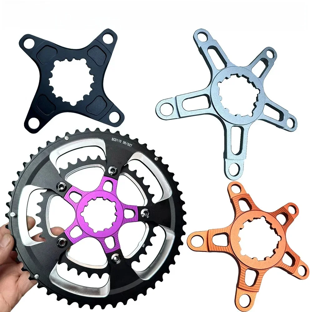 AliExpress GANOPPER Direct Mount Chainring Converter Spider 104 110 130 BCD 4 5 Bolt Crank Arm Chainwheel  Adapter MTB Road Bike Folding BIke Parts
