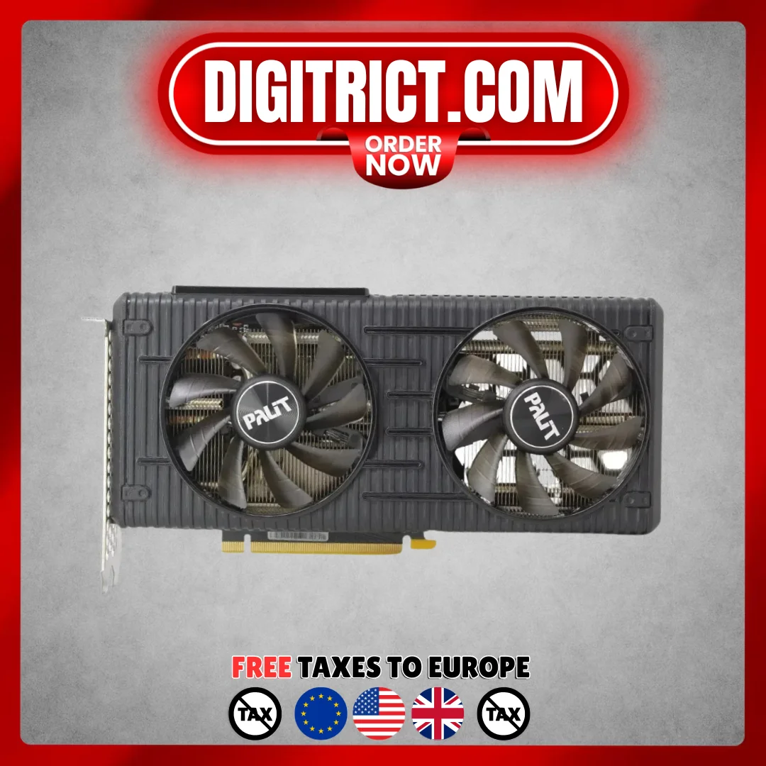 

USED Palit 3060ti NVIDIA RTX GAMING GPU - 8GB - GDDR6 - Used