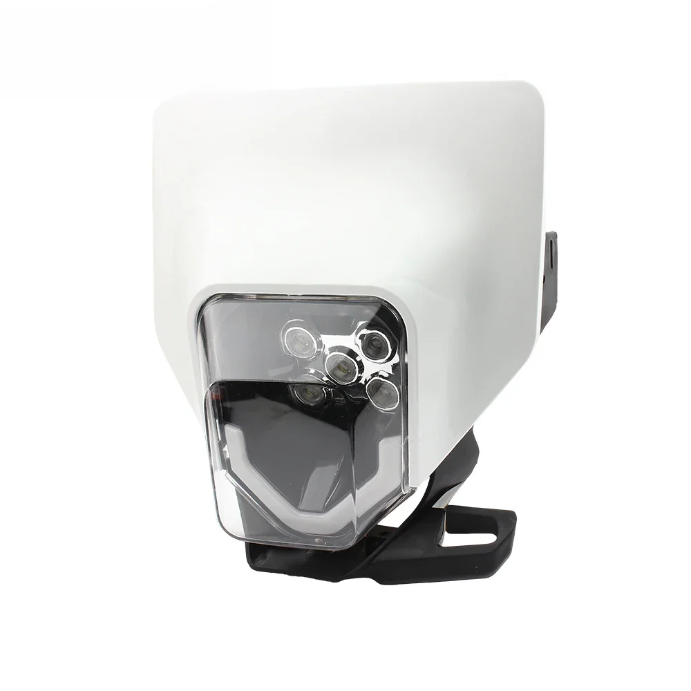 AliExpress PowerMotor for Husqvarna Enduro Headlight LED Motorcycle Fairing Mask TE FE  FC 250 300 350 450 Dirt Bike Supermoto Accessories Motocross