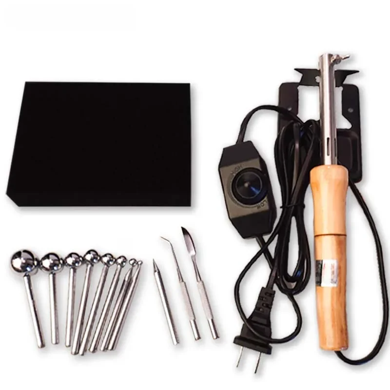 Fabric Flowers Ironing Machine Kit 18 Heads 13 Heads 8 Heads Soldering Iron Fabric Flower Making Tool Pyrographic Device