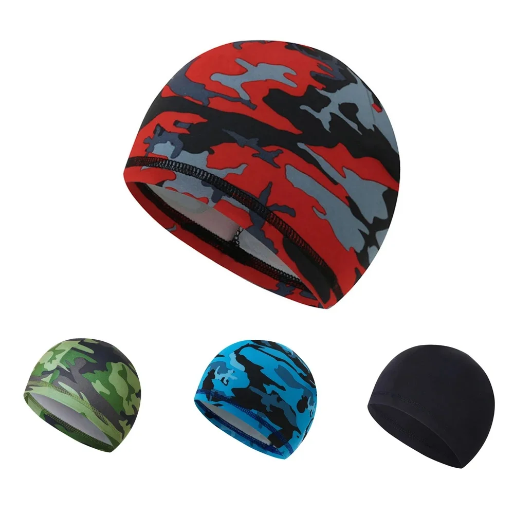 AliExpress NONE Summer Cap Cycling Sunscreen Hat Soft Breathable Quick-Dry Skull Cap Motorcycle Hiking Camping Men Women Helmet Liner Beanie