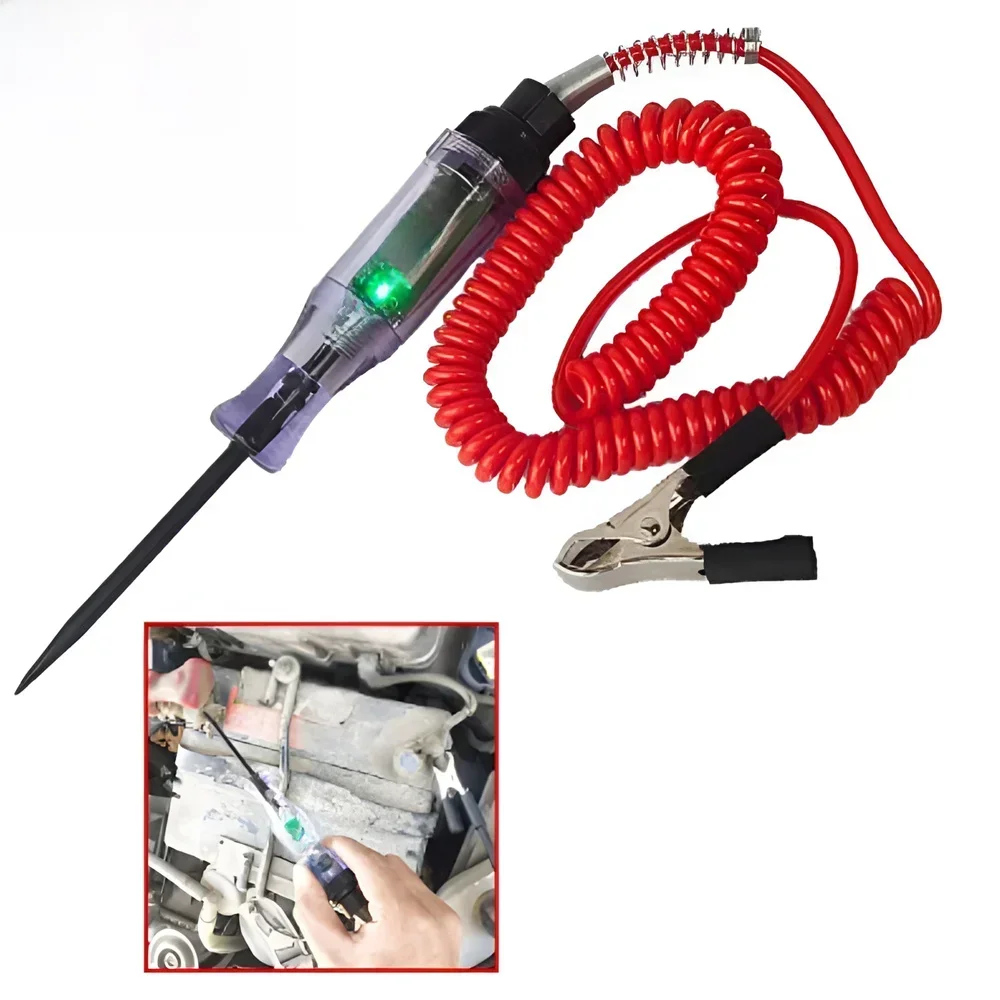 Hoge Kwaliteit Auto Circuit Tester Vrachtwagen Voltage Tester Circuit Dc 6V 12V 24V Auto Diagnostische sonde Test Pen Auto Gereedschap - afbeelding 2