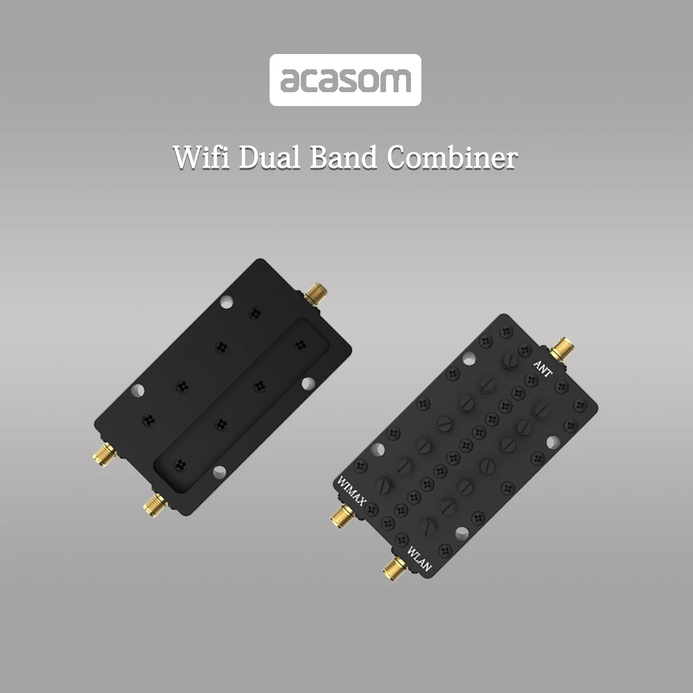 2.4 5.8GHz WIFI 2 Band Cavity Diplexer SMA  Dual Band Combiner/Multiplexer/Cavity Diplexer 2 way cavity duplexer