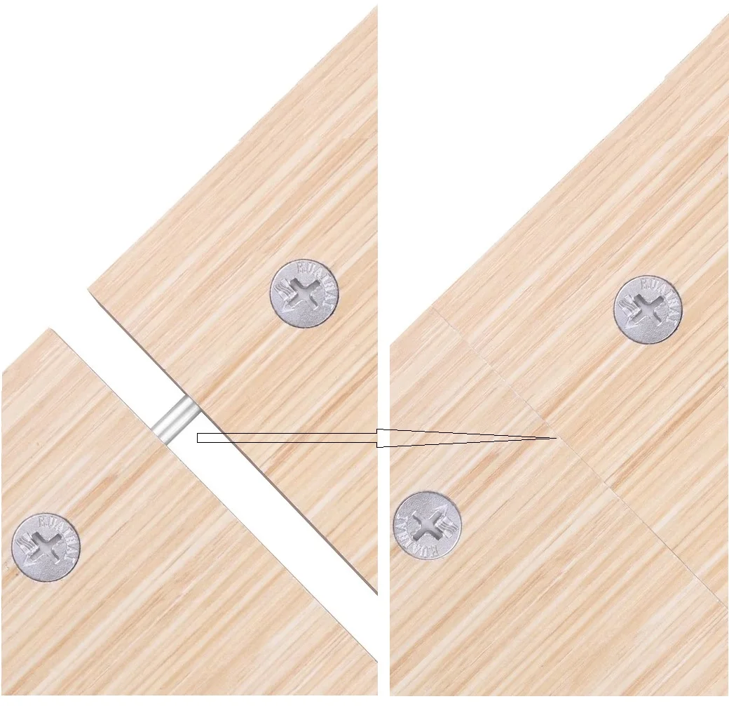 20Pcs Double-ended Cam Dowel Furniture Fastener For Panel Joint
