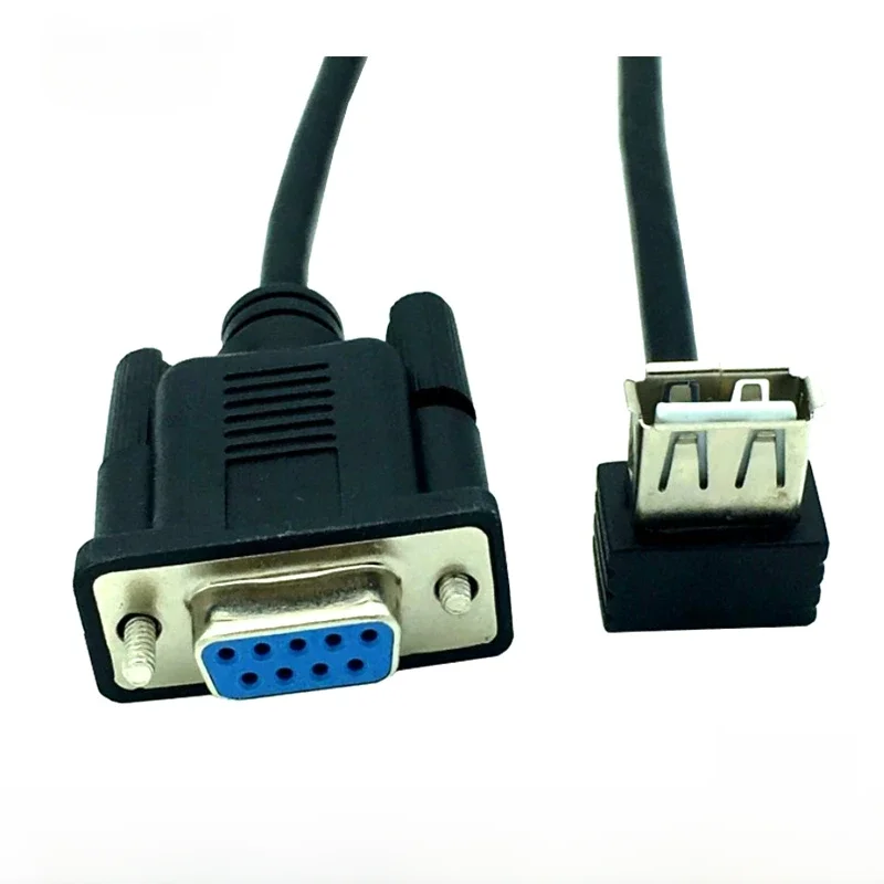 Adaptateur de câble série RS232 DB9 femelle vers USB 2.0 A femelle, convertisseur 8 pouces 25cm