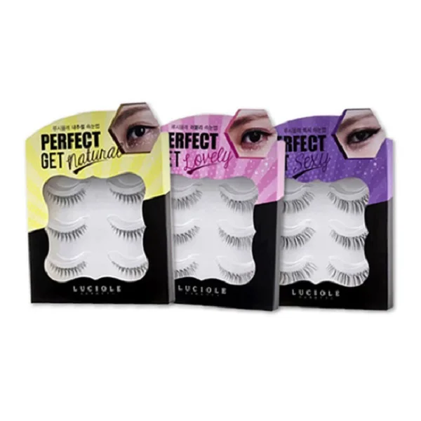 1box(4 pairs) Luciolle eyelash false eyelashes