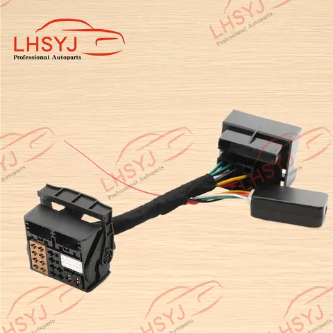 DS RCD360 Car ISO CANBUS Adapter Decoder Simulator Plug Play ISO Quadlock Adapter Cable For VW Golf 6 Jetta MK5 Passat Polo