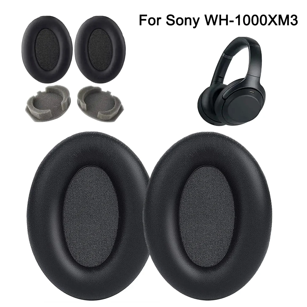 Almohadillas de repuesto para auriculares, accesorios de almohadillas para los oídos, piezas de reparación, cubierta para Sony WH-1000XM3 WH-1000XM4