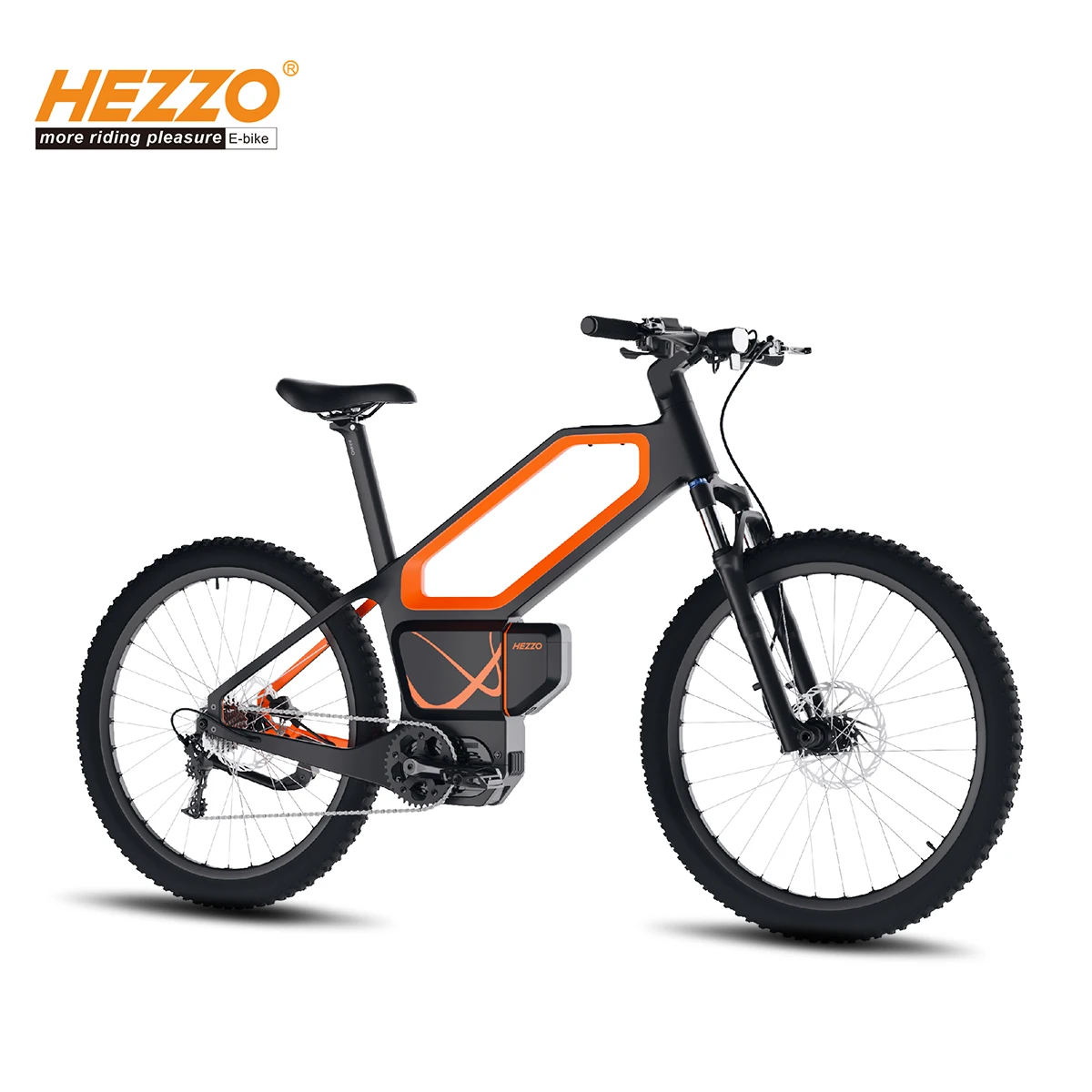 2024 HEZZO Carbon Fiber HM500 Electric bicycle Free Shipping Eu Us Warehouse 48V 500W 20AH 160km 11Speed Emtb Ebike US Warehouse