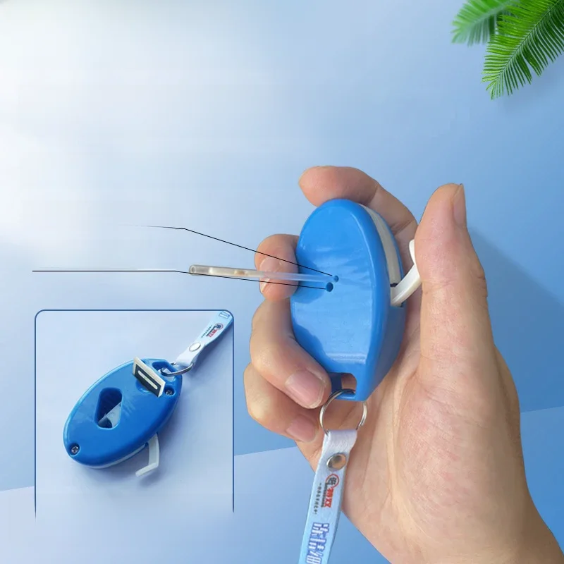 1 SZTUK Nowy projekt Nożyce do mrożonego nasienia Uniwersalne do 0,25 ml 0,5 ml Plastikowa farma do sztucznego inseminacji bydła — zdjęcie 2
