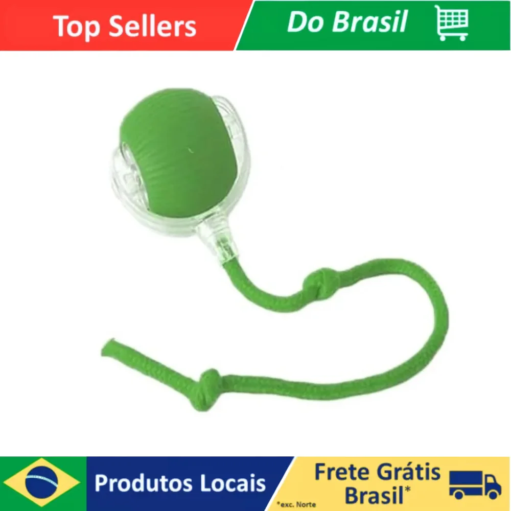 Brinquedo Inteligente Para Pets Com Bola De Luz LED Movimento Automático 360° Recarga Por USB