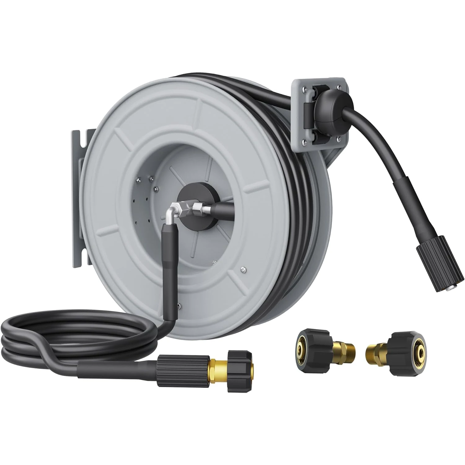 Giraffe Tools Pressure Washer Hose Reel, 1/4