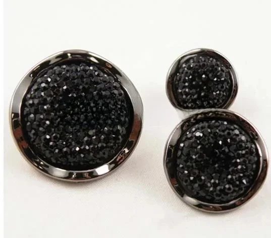10 sztuk/partia rozmiar: 18-34mm czarny przycisk do szycia sweter luzem przyciski akcesoria do szycia przyciski hurtownie (SS-3021) — zdjęcie 2