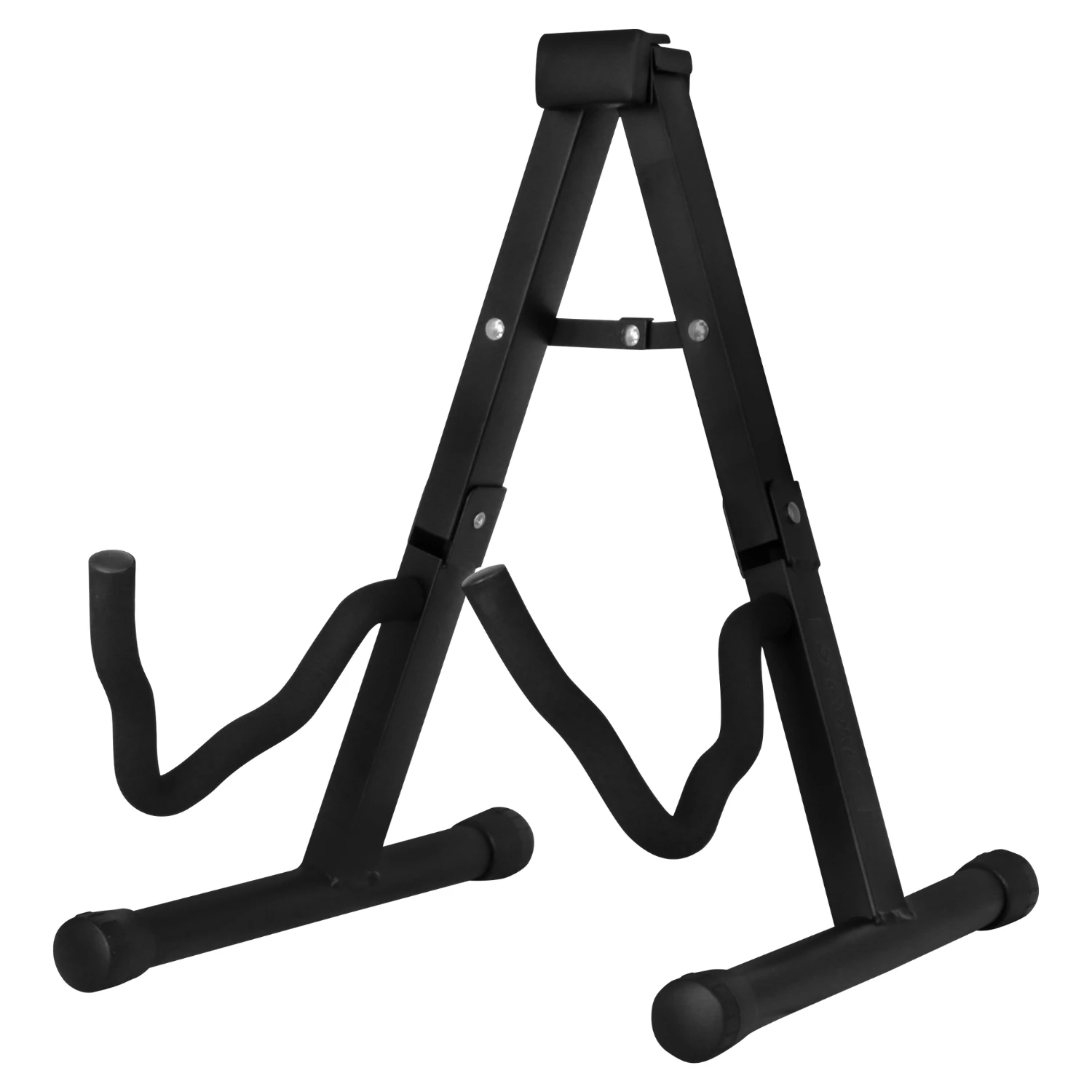 

5 Core Guitar Stand A Frame Shape w Soft Foam Arm Non Slip Rubber for Acoustic Electric Bass Ukulele GSS BLK