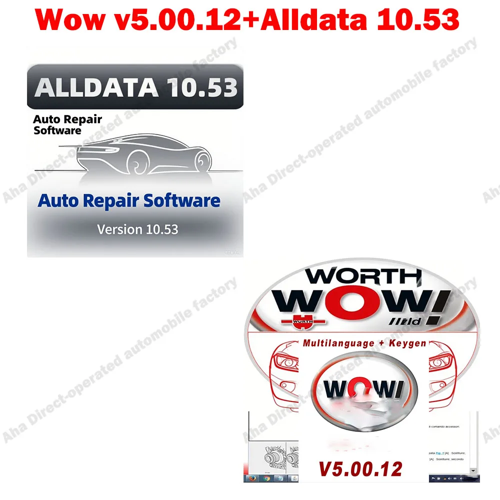 

Wur-th wow v5.00.12 Car Software + ALLDATA 10.53 Automotive Repair Software Car accessories Diagnostic Tool with Wiring Diagrams