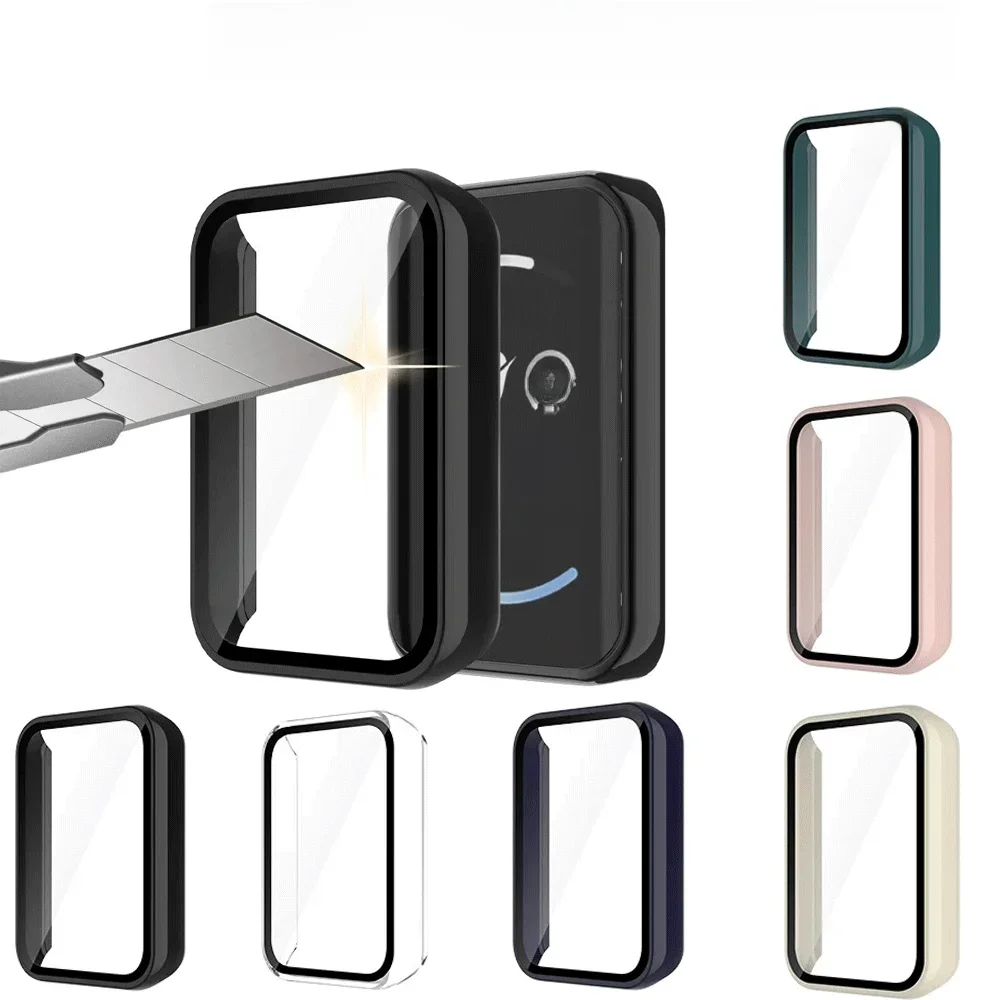 Verre + étui pour montre intelligente Honor Band 9, protecteur d'écran tout autour, pare-chocs rigide en verre trempé pour Huawei Honor Band 9