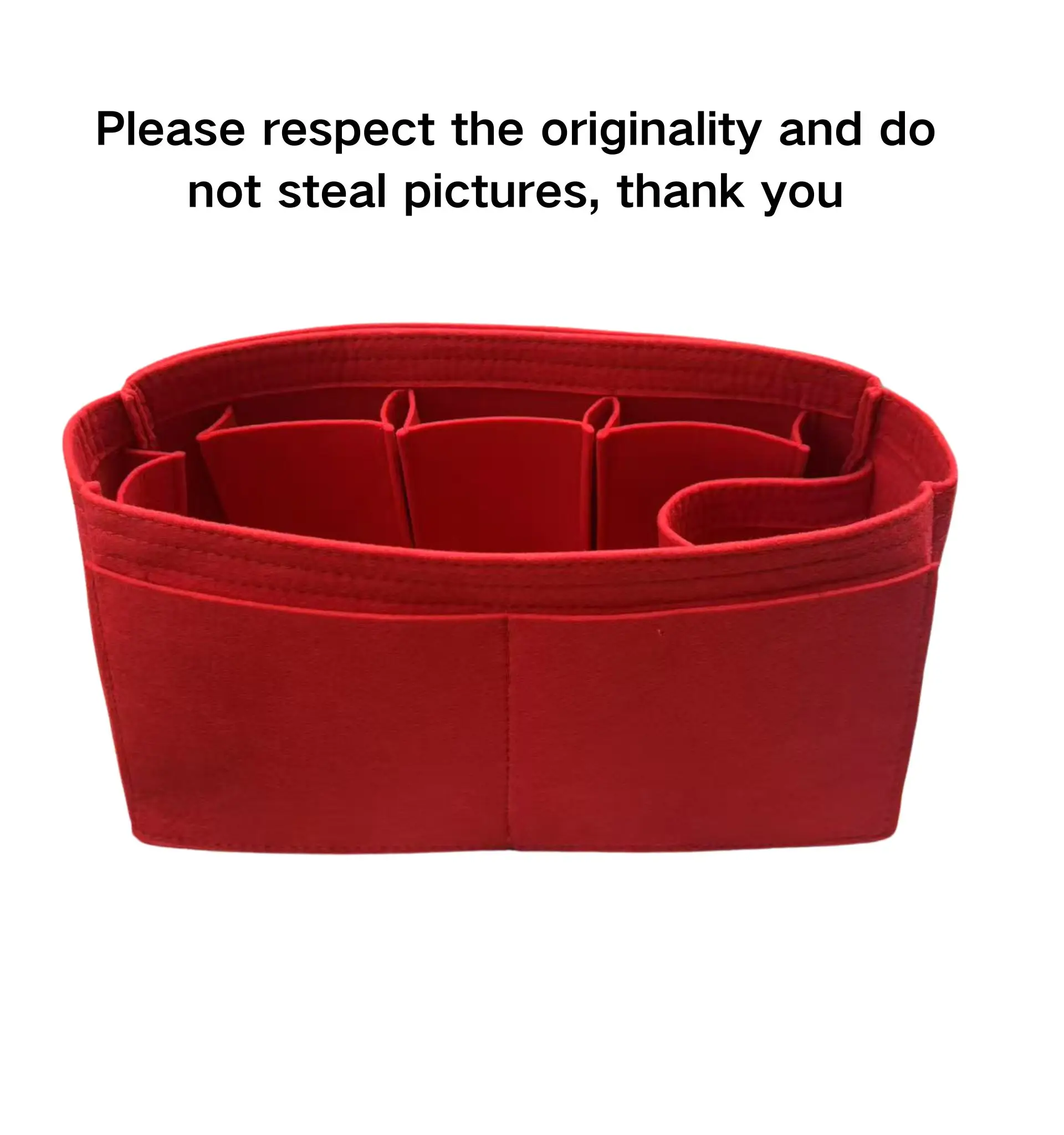 For H Birkin 25 30 35 40 Organizer Insert Bags Organizer Makeup Handbag Organize Portable Cosmetic base shape-handmade