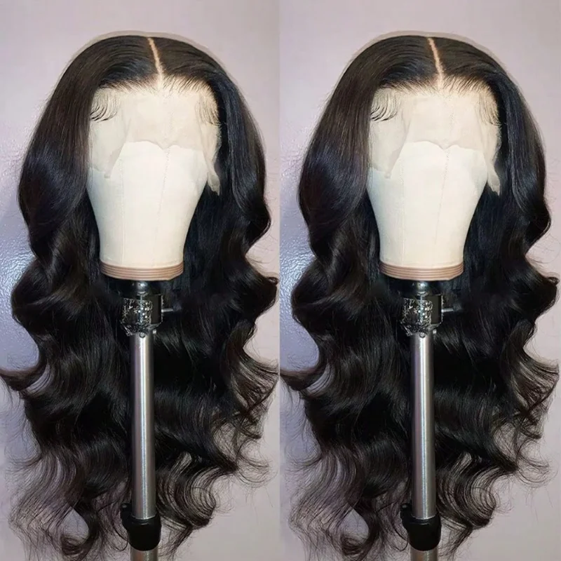 40 بوصة 13x6 الجسم موجة الدانتيل الجبهة الباروكات شعر الإنسان 200% الكثافة HD الدانتيل الجبهة الباروكات شعر الإنسان قبل قطعها شفافة للنساء
