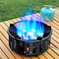 Outdoor Gas stop Picnic fiercce stop New Portable Camping Seven Star Truck Stove Picnic Grove Camping Supplies