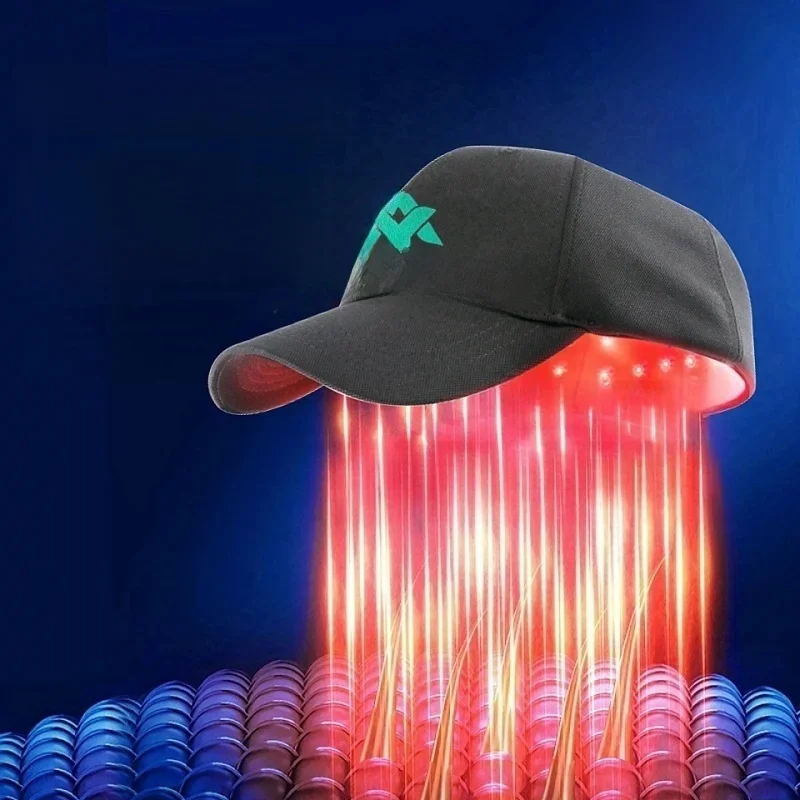 312 laser cap rode lichttherapie haarlaser hoed voor haargroei rode cap haargroeimiddelen snelle haargroei rode licht hoed cap - afbeelding 2