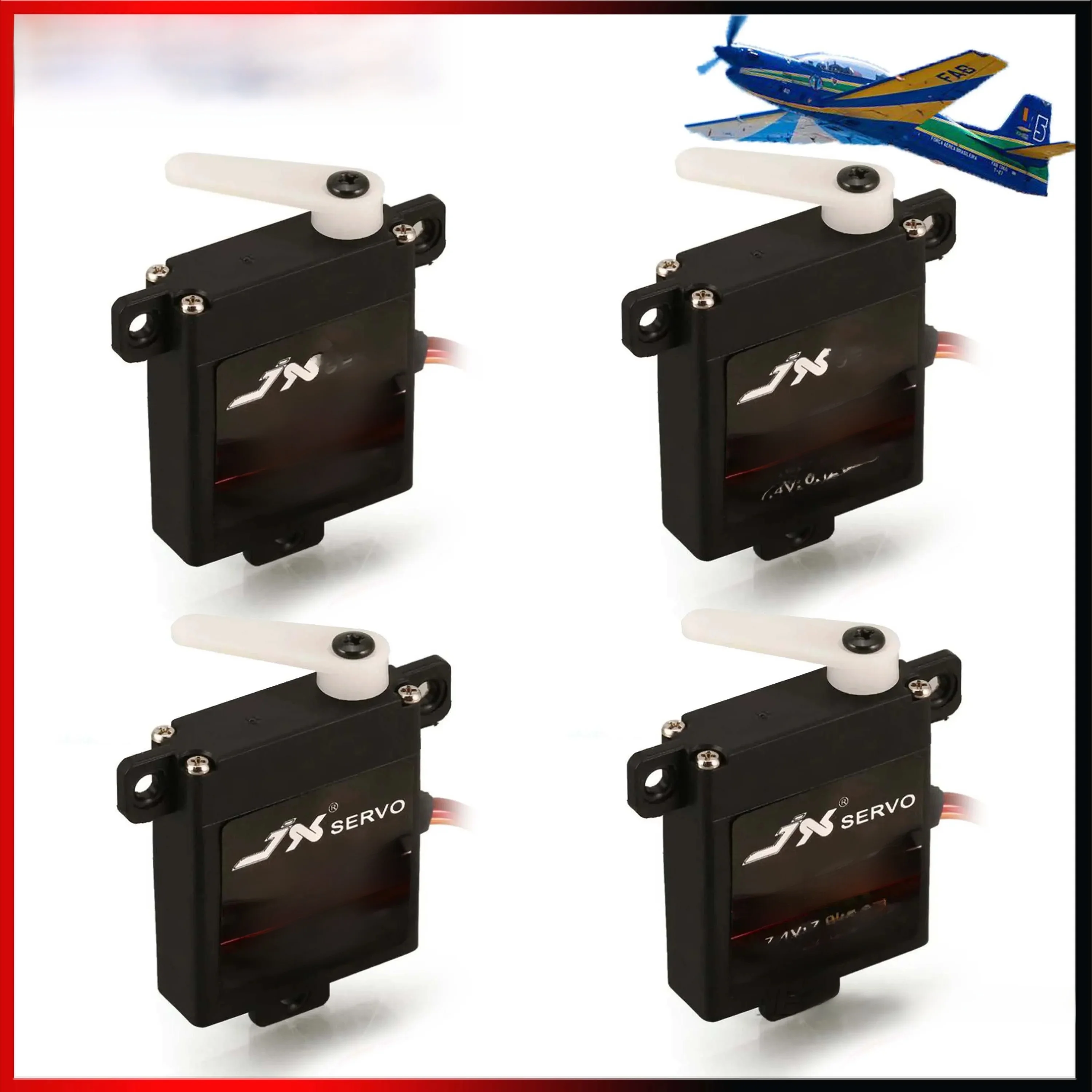 JX Mini Servo 2/4/6PCS 7.9KG Koppel Digitale PDI-HV2107MG Steering Metal Gear motor 25T voor RC Vaste Vleugel Vliegtuig Speelgoed Model Deel - afbeelding 2