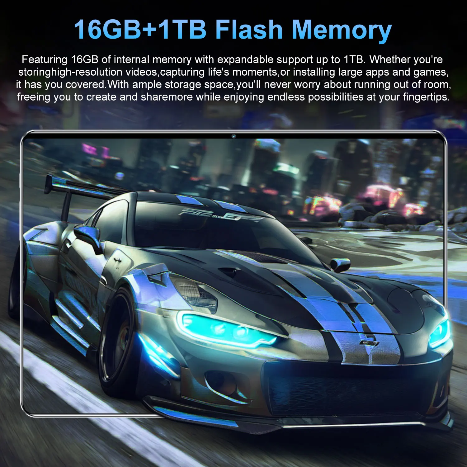 Immagine 5: Nuovo Tablet 5G con 10 Core, Schermo 4K HD da 10.36 Pollici, 16GB RAM, 1TB ROM, 12000mAh, Android 13.0, Dual SIM, Bluetooth, Rete WiFi