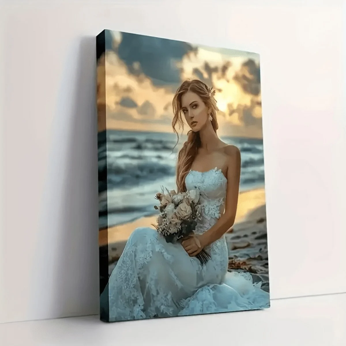 Customizable wall art—upload your own photos for family portraits, pet memorials, or home décor. view 5