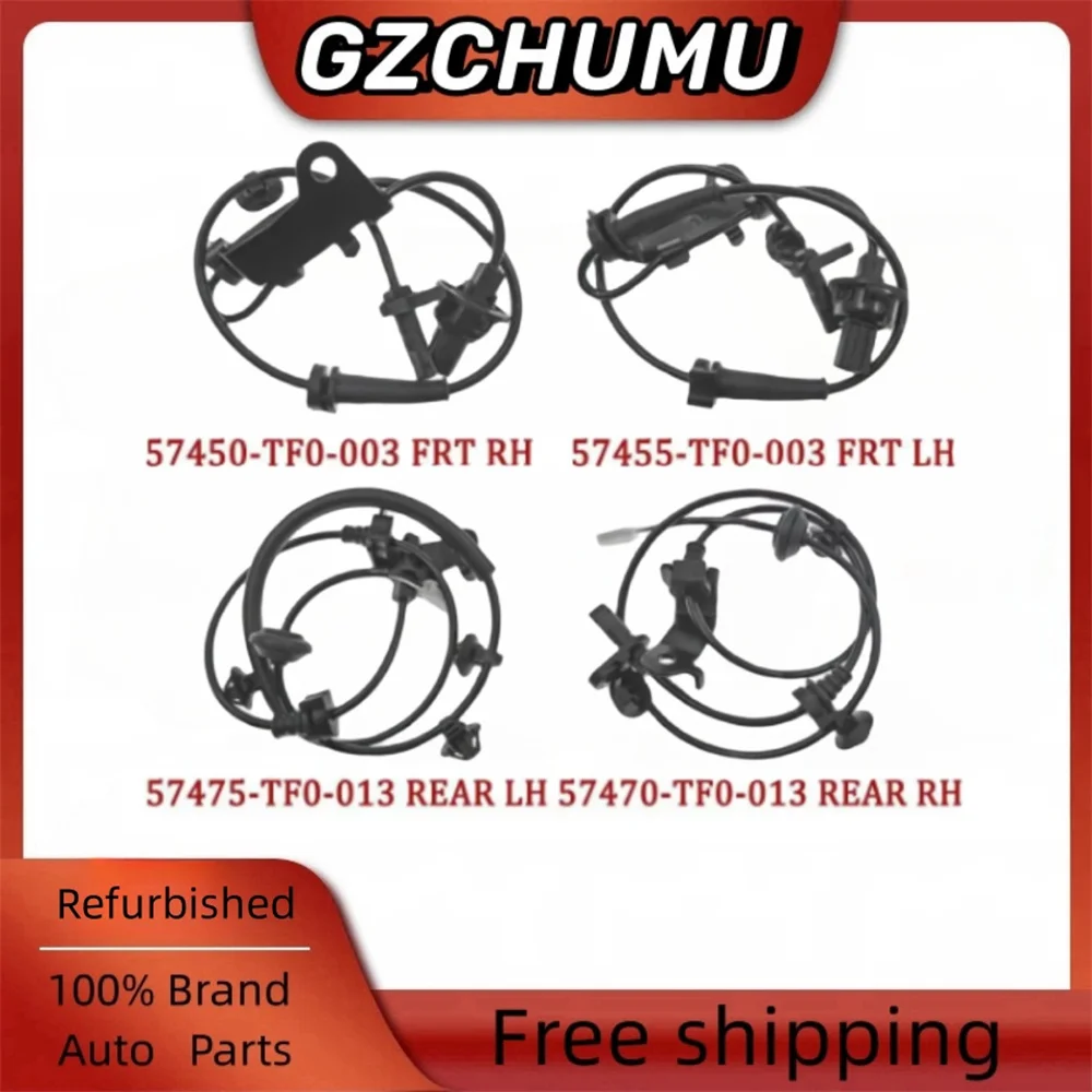 

Датчик ABS скорости переднего и заднего левого и правого колеса для Honda CR-Z Insight Fit City Jazz 1,2 1,3 1,4 1,5 57450-TF0-003 57475-TF0-013