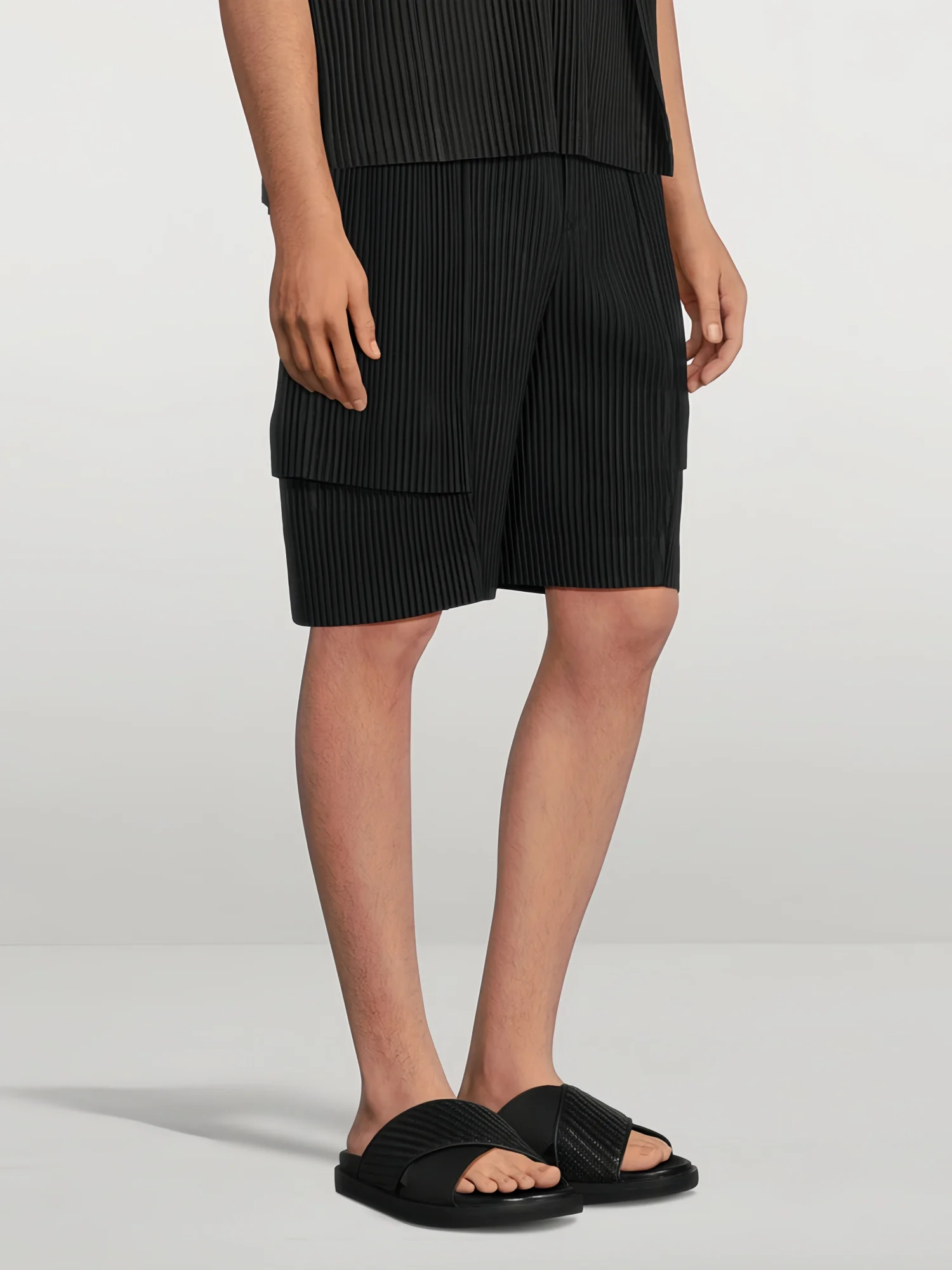 Miyake Plissee-Cargo-Shorts fü – Men'S Fashion Overalls Bewertung und Preis