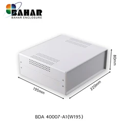 Bahar Enclosure Iron Case Wire Junction Box scatola di distribuzione del guscio dello strumento alloggiamento del Controller di alimentazione BDA 40007-W195