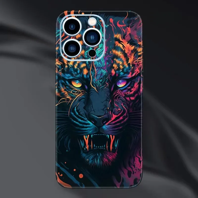 Bunte 3m niedliche Muster matte Haut Film Wrap Haut Telefon Aufkleber für iPhone 15 14 13 12 Pro Max