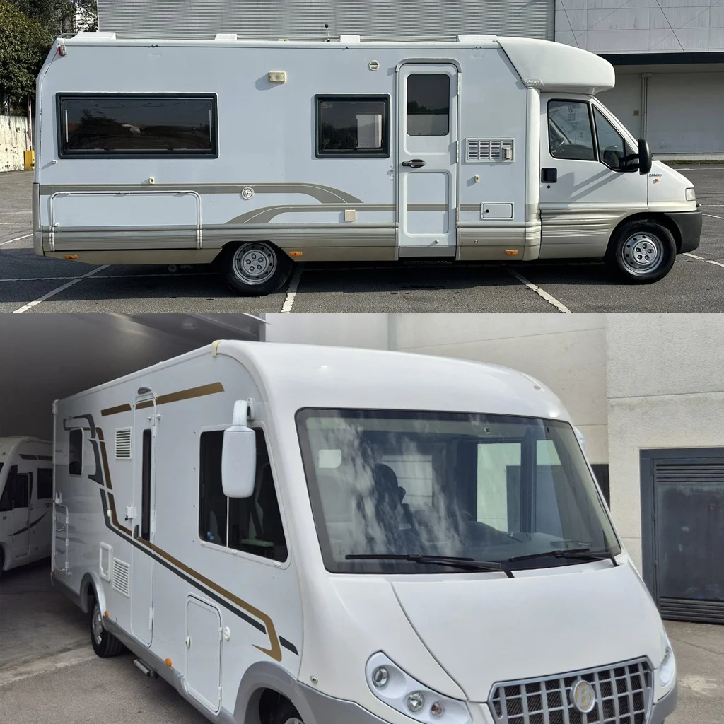 Pegatinas de vinilo para coche, calcomanías a rayas para Camper Van, Fiat Ducato, Camper Van 2006-2024, transportador, Tuning, accesorios para autocaravana