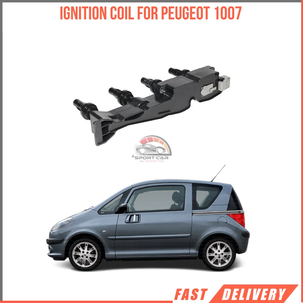 

Ignition Coil for PEUGEOT 1007 206 207 307 308 1.6 Citroen C2 C3 C4 Citroen Partner for Citroen 597080 597099 9636337880 2526182