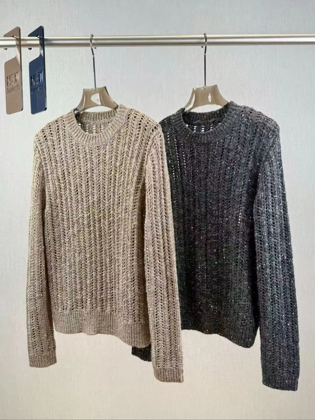 Casual Classic Stand Collar Zipper Wool Pullover