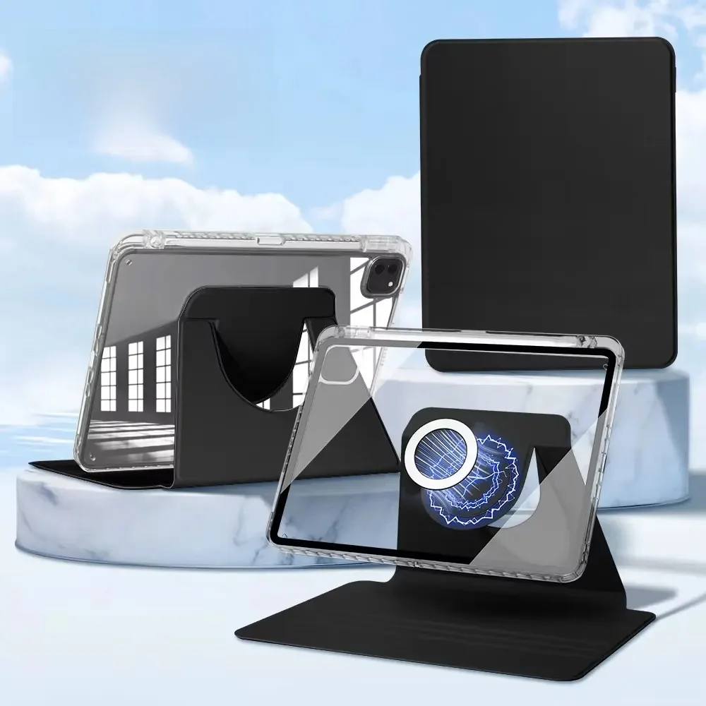 Etui na iPada Air 11 13 2024 M2 Pro 11 13 M4 Pro 11 12.9 dla 10. generacji 10.2 7/8/9.7in Mini 6 Tablet Magnetic Detachable — zdjęcie 2