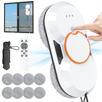 3800Pa Automatic Window Cleaning Robot, with Remote Control 4 Cleaning Modes, Auto Edge Detection, for Indoor Outdoor Glass