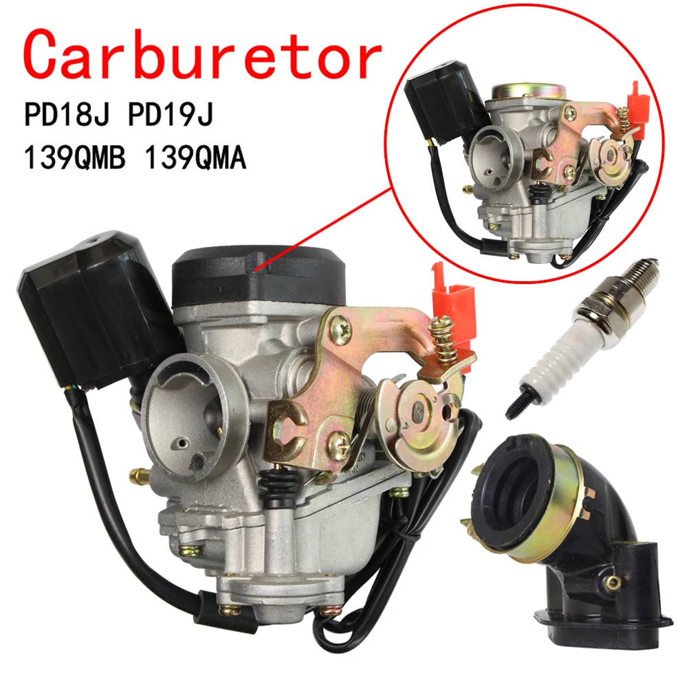 GY6 50cc 60cc 80cc 90cc SCOOTER MOPED For Kymco Agility Manco Hornet Meitian PD18J PD19J 139QMB 139QMA 18mm 19mm ATV CARBURETOR